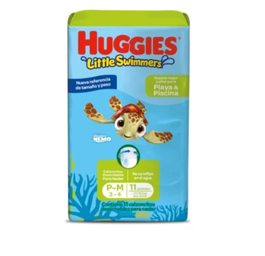 Pañales para Nadar Huggies Little Swimmers P x 11 unid.