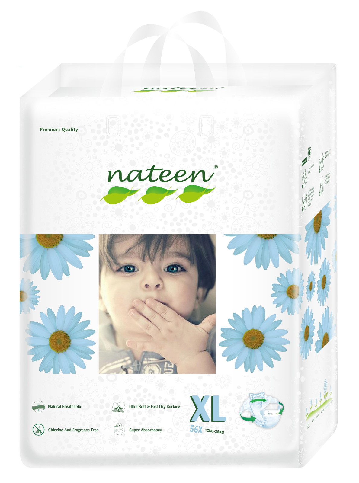 Nateen pañal premium XL x 56 unidades