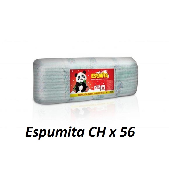 Espumita talle CH x 56 unidades