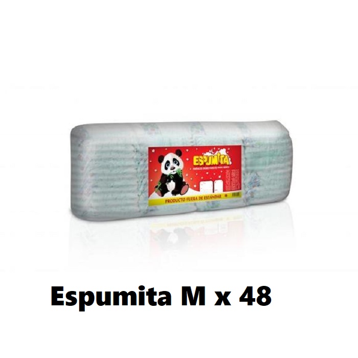 Espumita talle M x 48 unidades