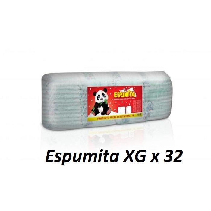 Espumita talle XG x 32 unidades