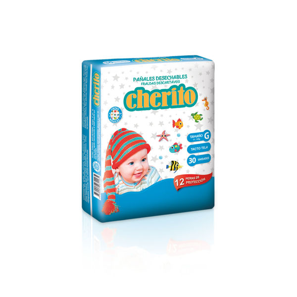 Pañales Cherito G x 30 unidades