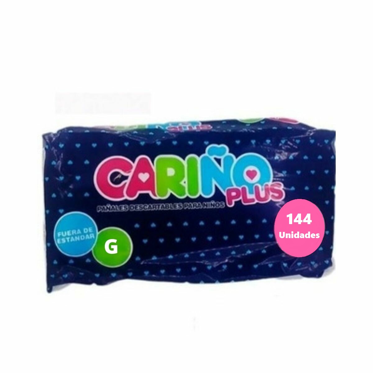 Pañales cariño plus G x 144 unidades