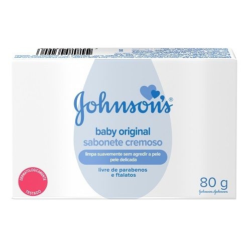 Jabon de tocador johnsons de bebe clasico x 80g