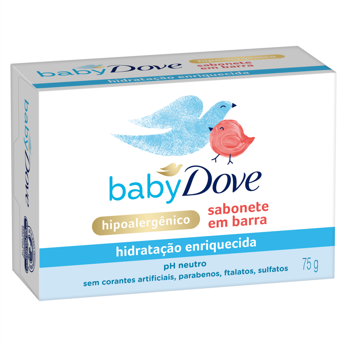 Jabon de tocador Dove baby x 75g