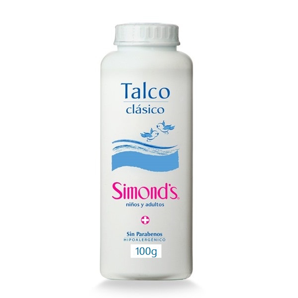 Talco para bebe Simonds x 100g Clasico