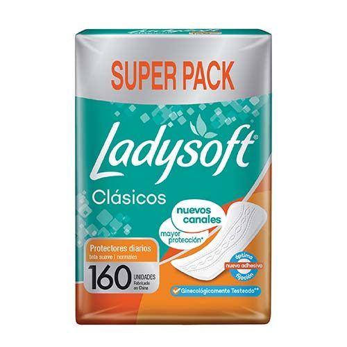 Ladysoft protectores diarios x 160 unidades