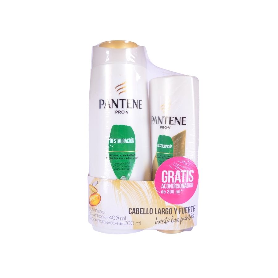 Pantene Shampoo y aco. 400ml + 200ml Restauracion