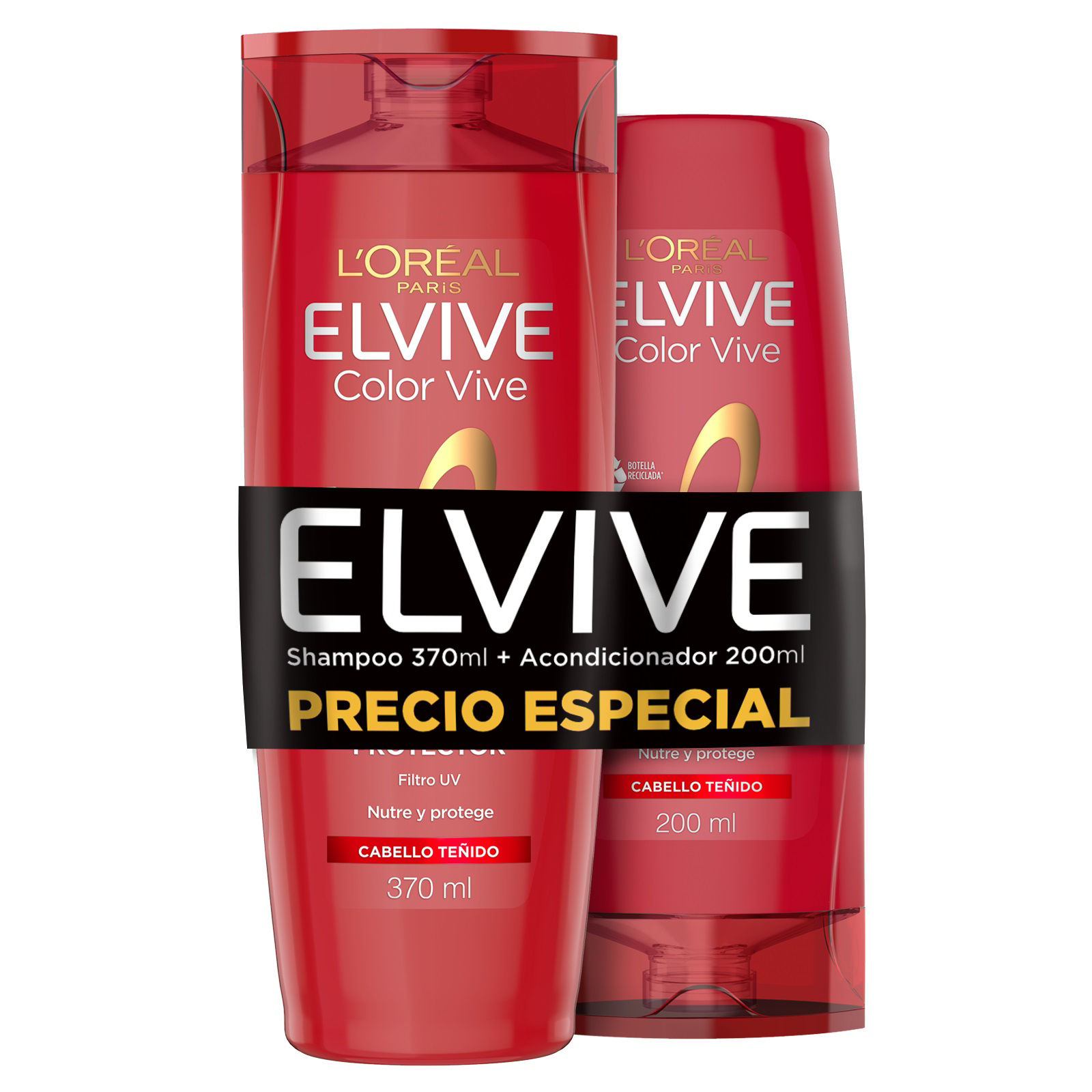 Elvive shampoo + aco. 370ml + 200ml - Color vive