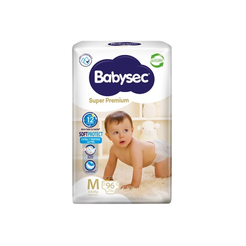 Babysec cuidado total M x 96 unidades