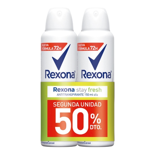 Rexona Bamboo y aloe vera pack x2 de 150ml