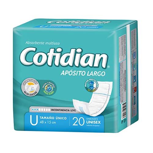 Cotidian aposito largo x 20 unidades 