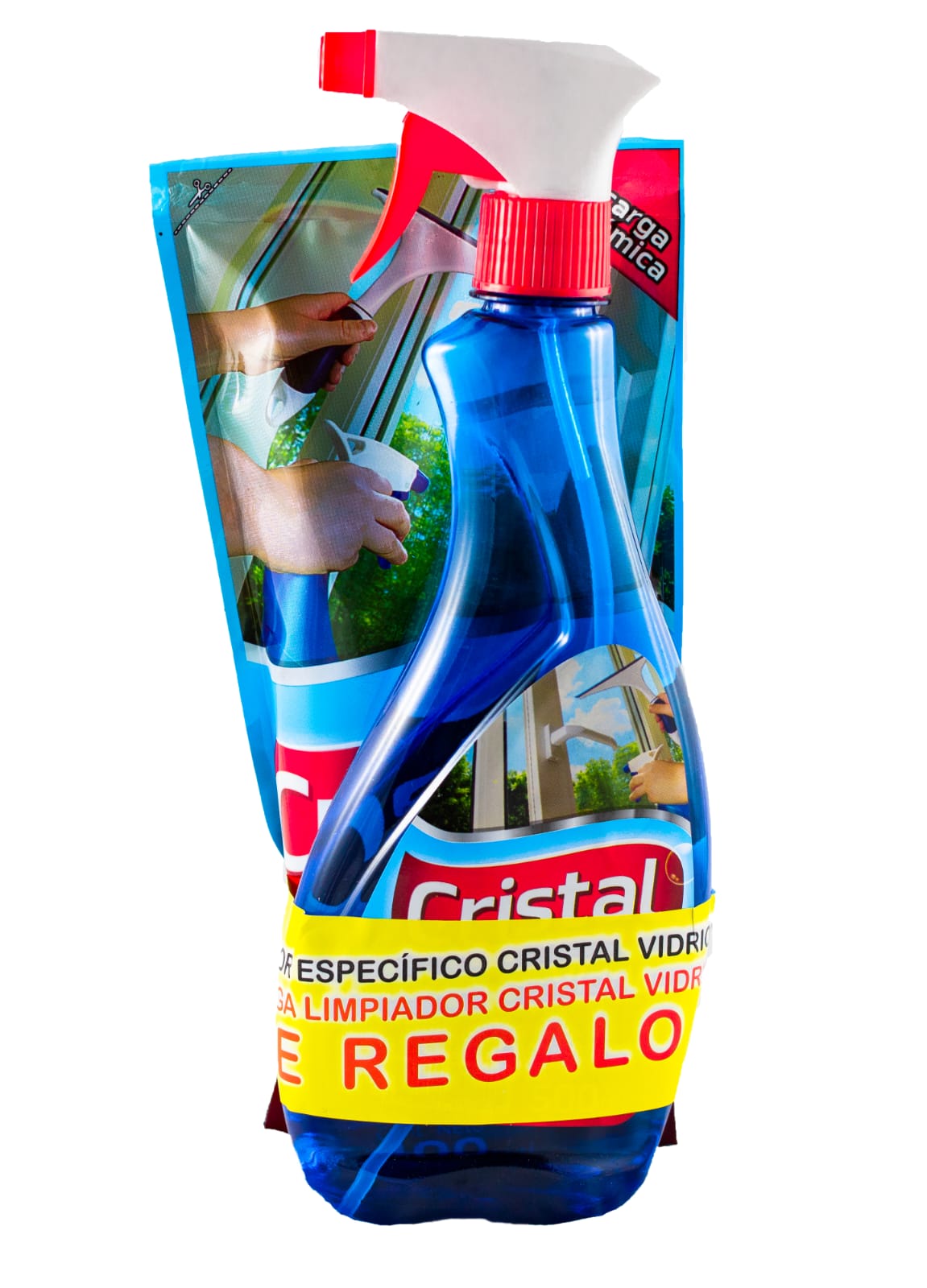 Limpiador Vidrios Cristal Gat. + Rep. 500ml