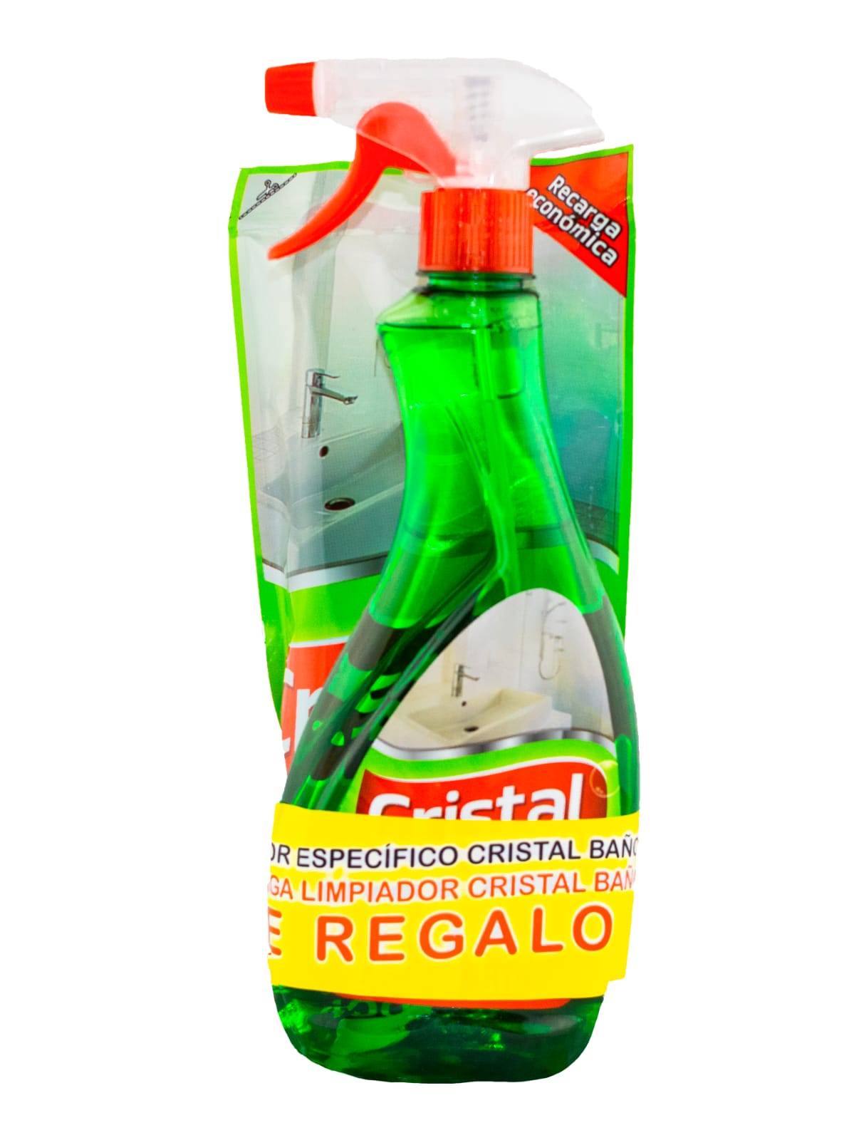 Limpiador Baño Cristal Gat. + Rep. 500ml