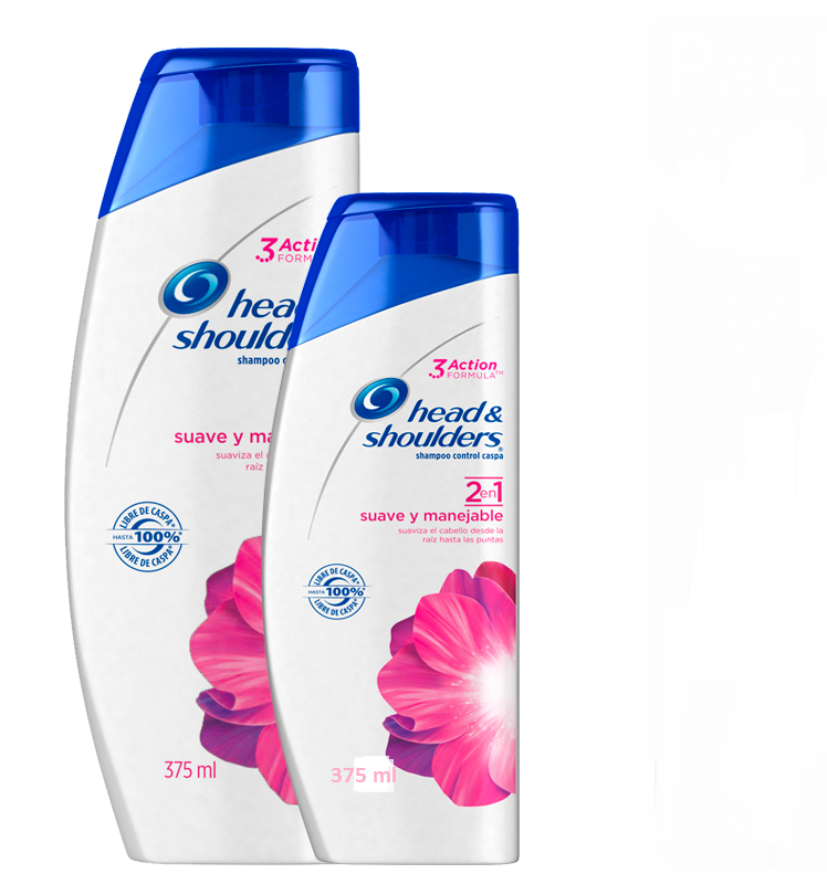 Head & Shoulders 2 en 1 x 375ml +180 ml