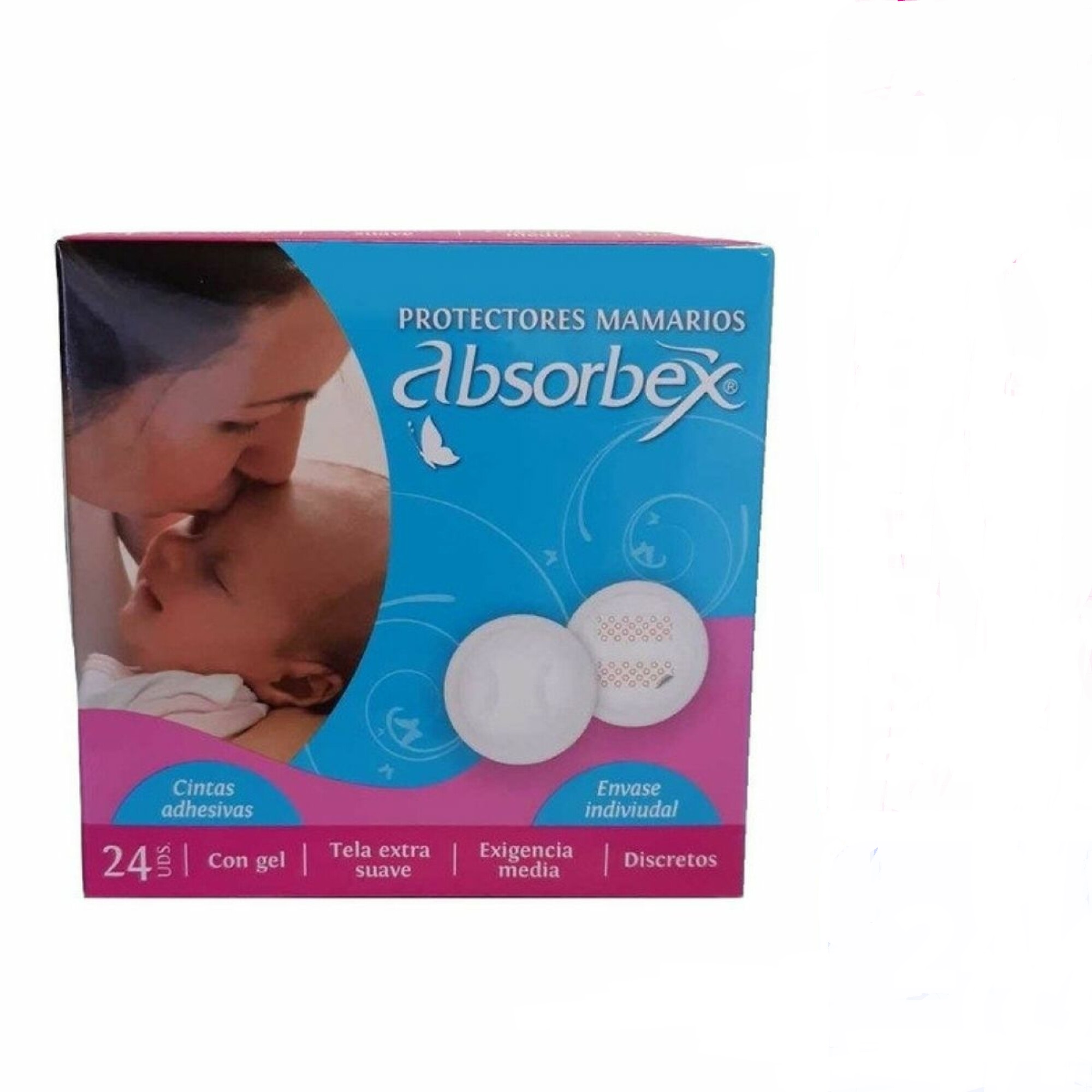 Protectores mamarios Absorbex x 24 unidades