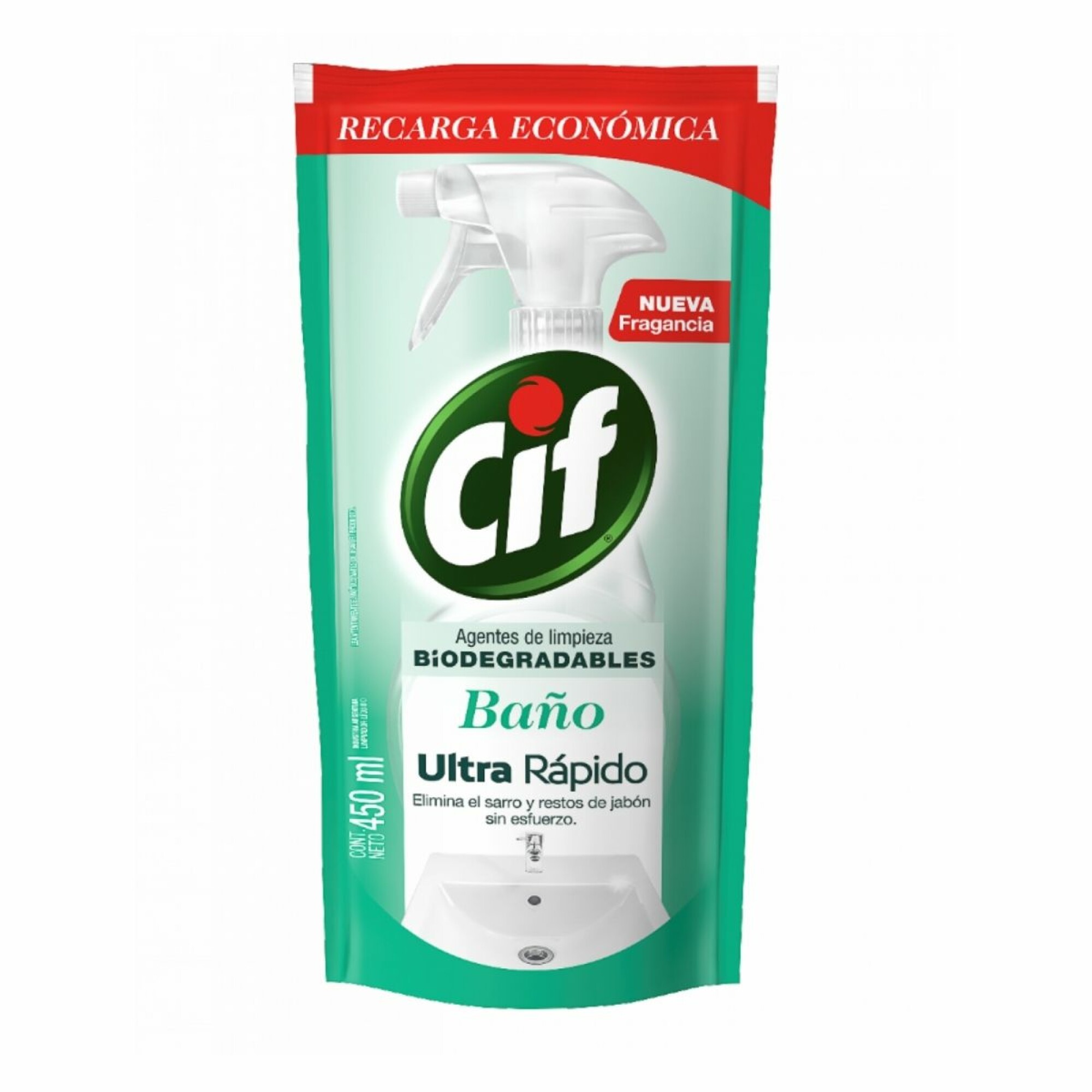 Cif repuesto baño x 450ml