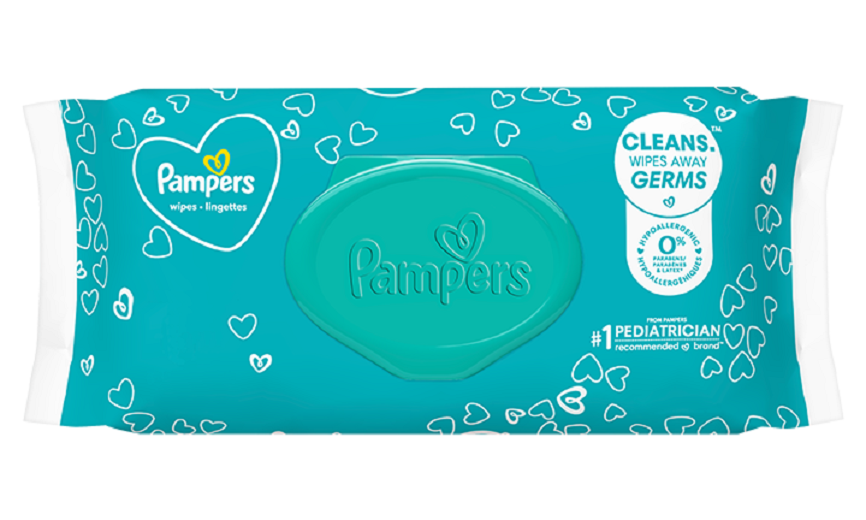 Pampers toalla humeda cleans x 72 unidades