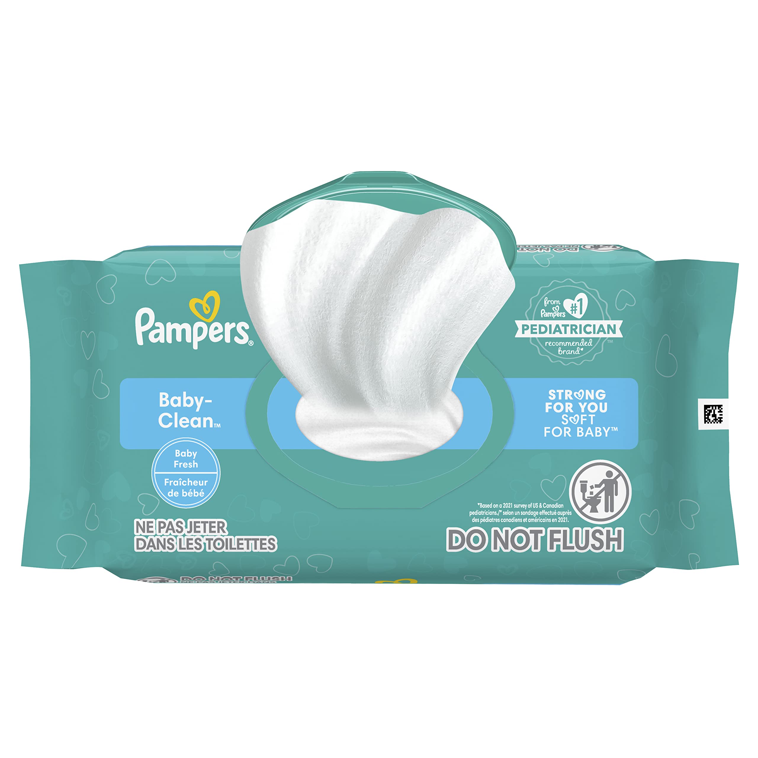 Pampers toalla humeda Baby-clean x 72 unidades