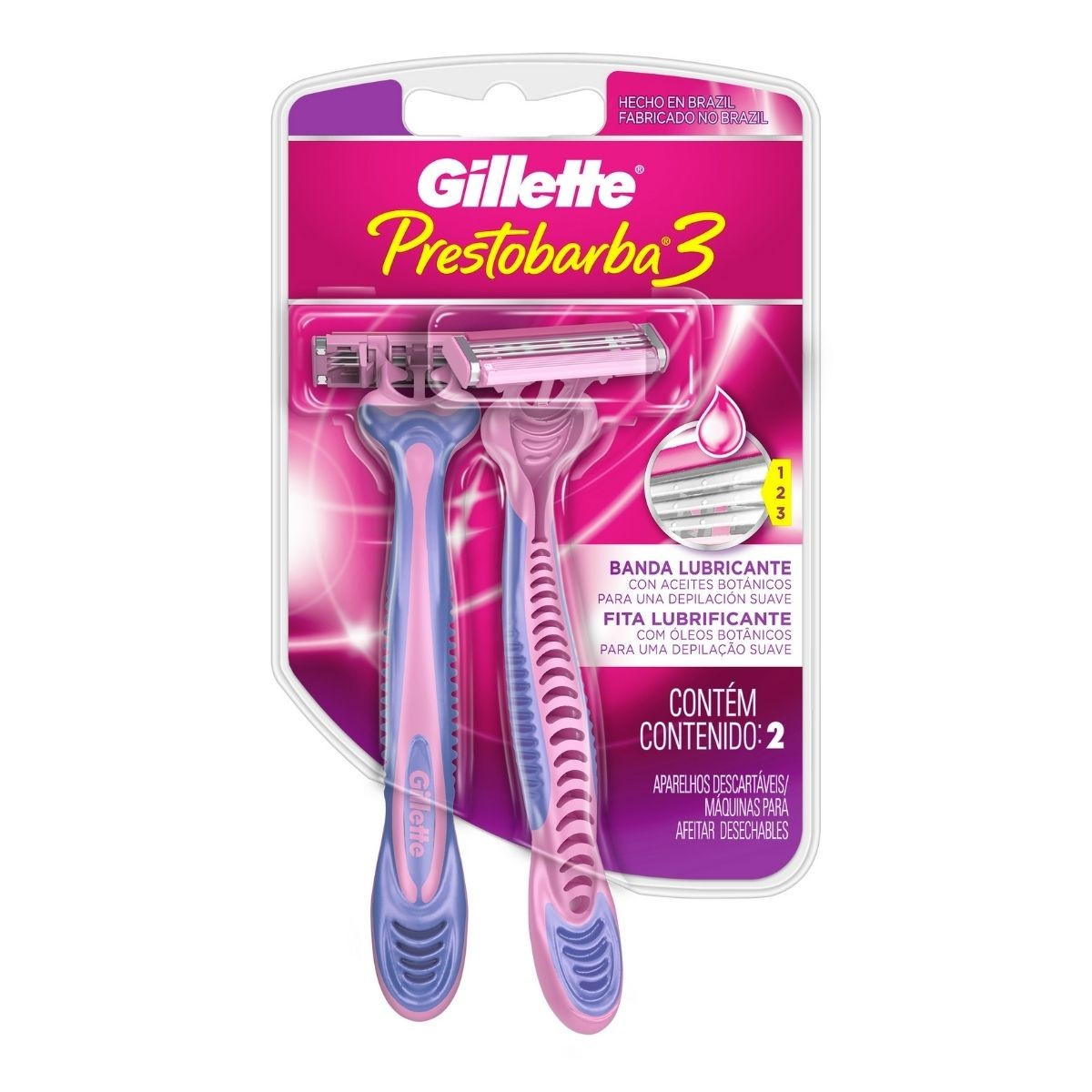 Gillette prestobarba 3 - Pack x2 Dama