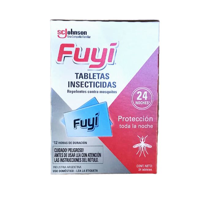 Tabletas insecticidas Fuyi x 24 unid.