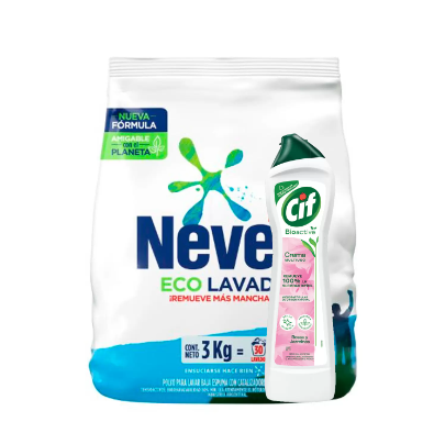 Nevex 3 kilos + cif crema 375ml