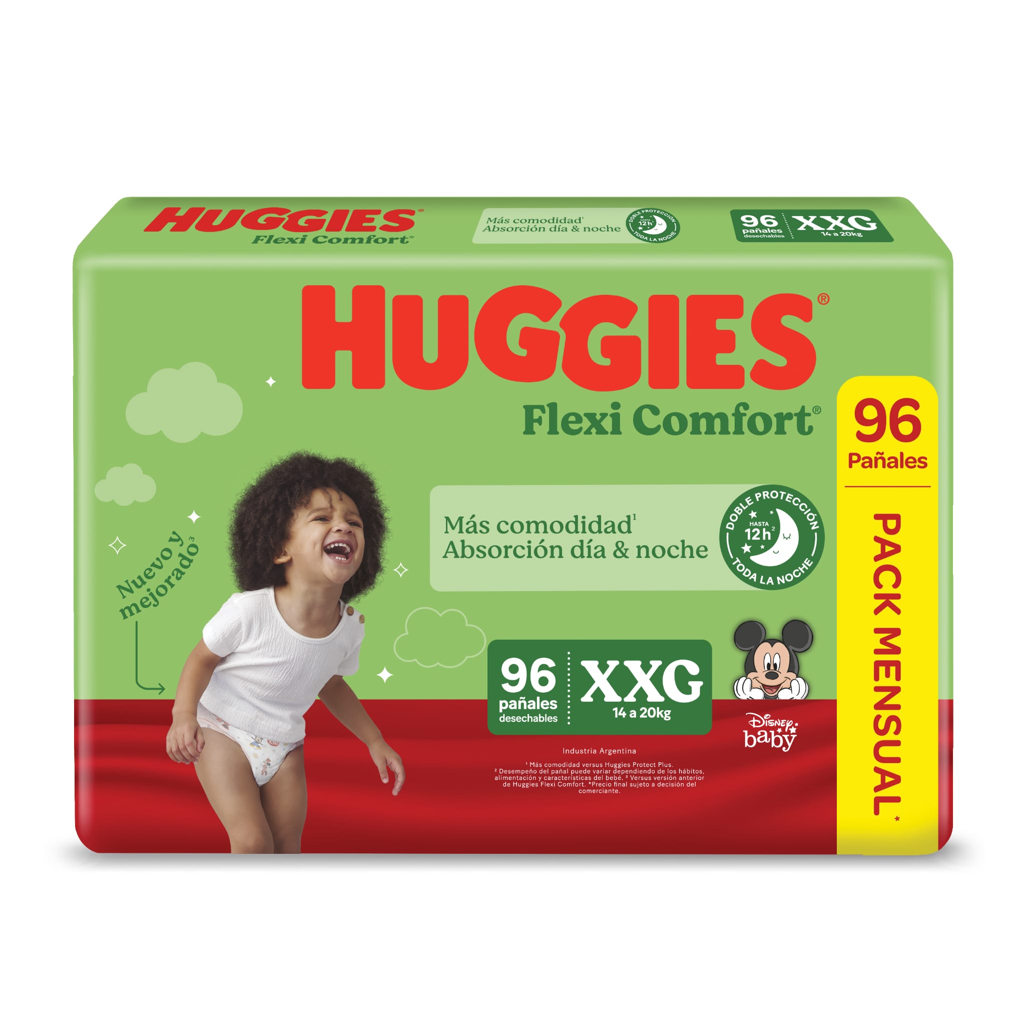 Huggies flexi comfort XXG x 96 unidades