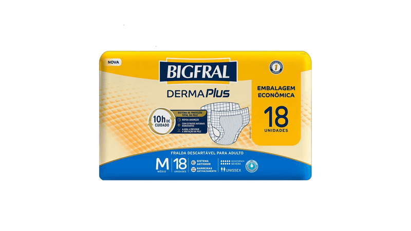 BigFral pañal M x 18 unidades