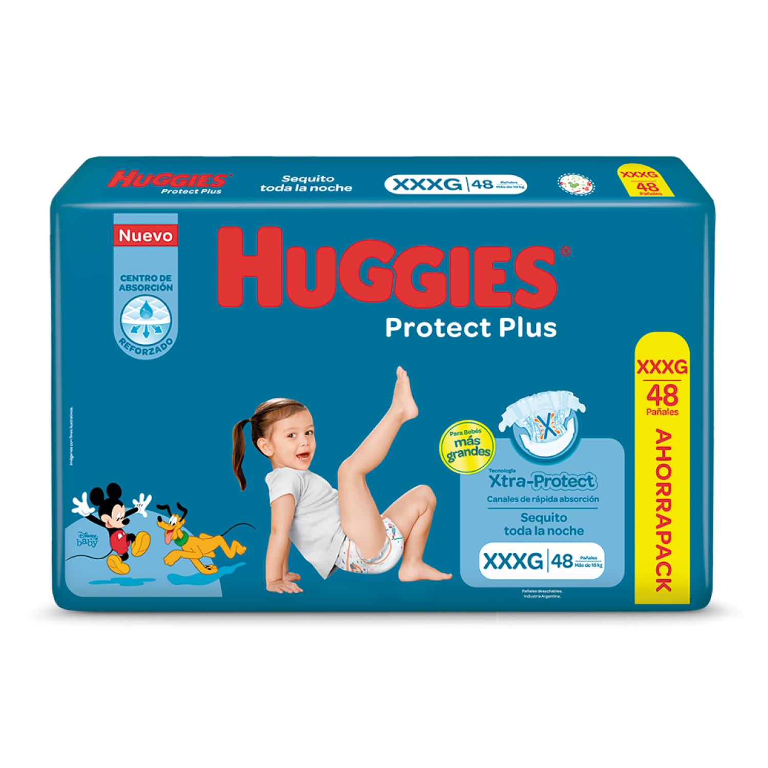 Huggies protect plus XXXG x 48 unidades