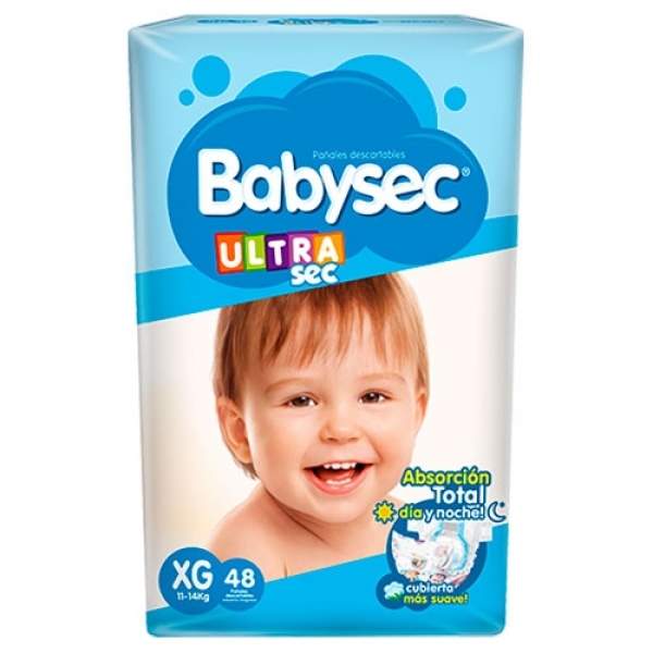 Babysec ultra XG x 48 unidades