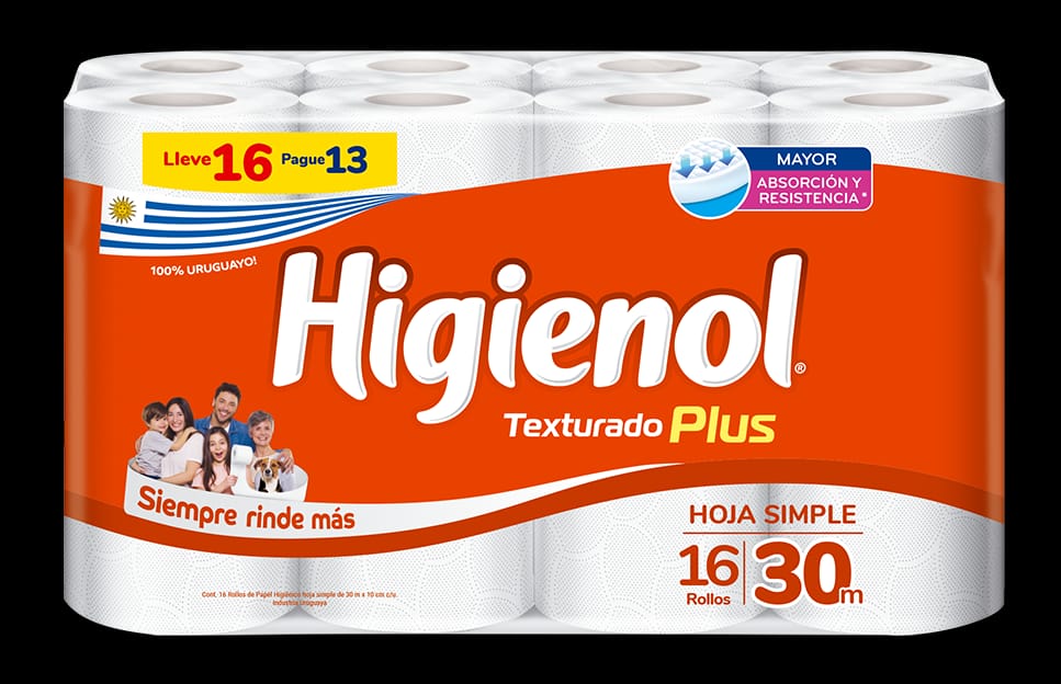 Higienol Blanco x 16 rollos x 30 metros